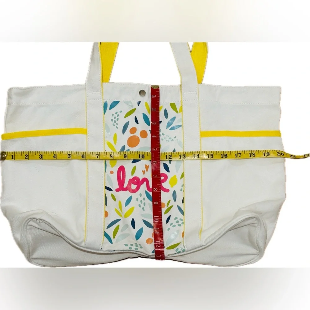Colorful Love Print Tote Bag - Picture 4 of 7